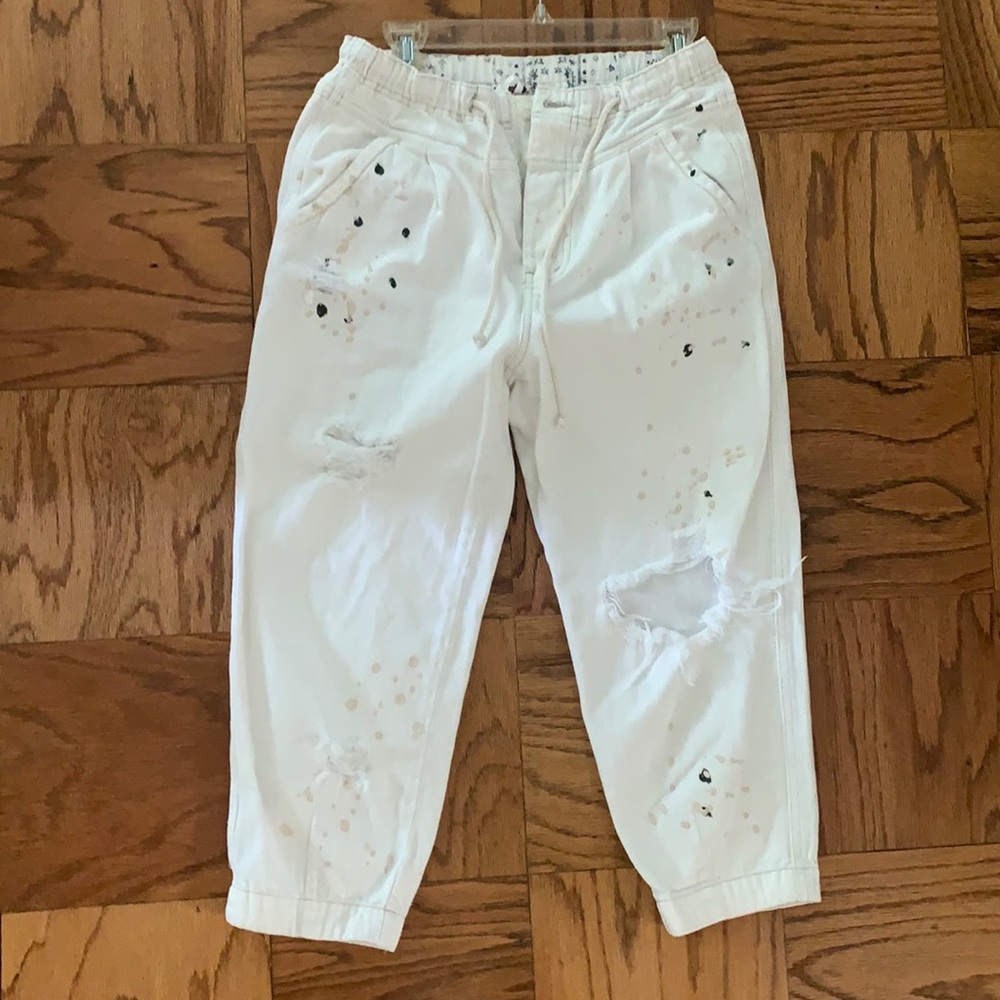 FREE PEOPLE PAINT JOGGERS